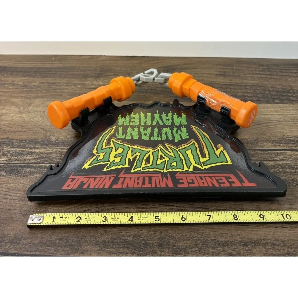 TMNT Ninja Turtles Kids BMX Bike Handle Bar Front Piece Nunchucks
